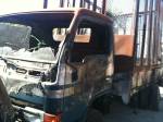 Nissan UD 35 Truck Engine, Gearbox Diff and Chassis. Burned Trucks X 3 are available for parts or complete.